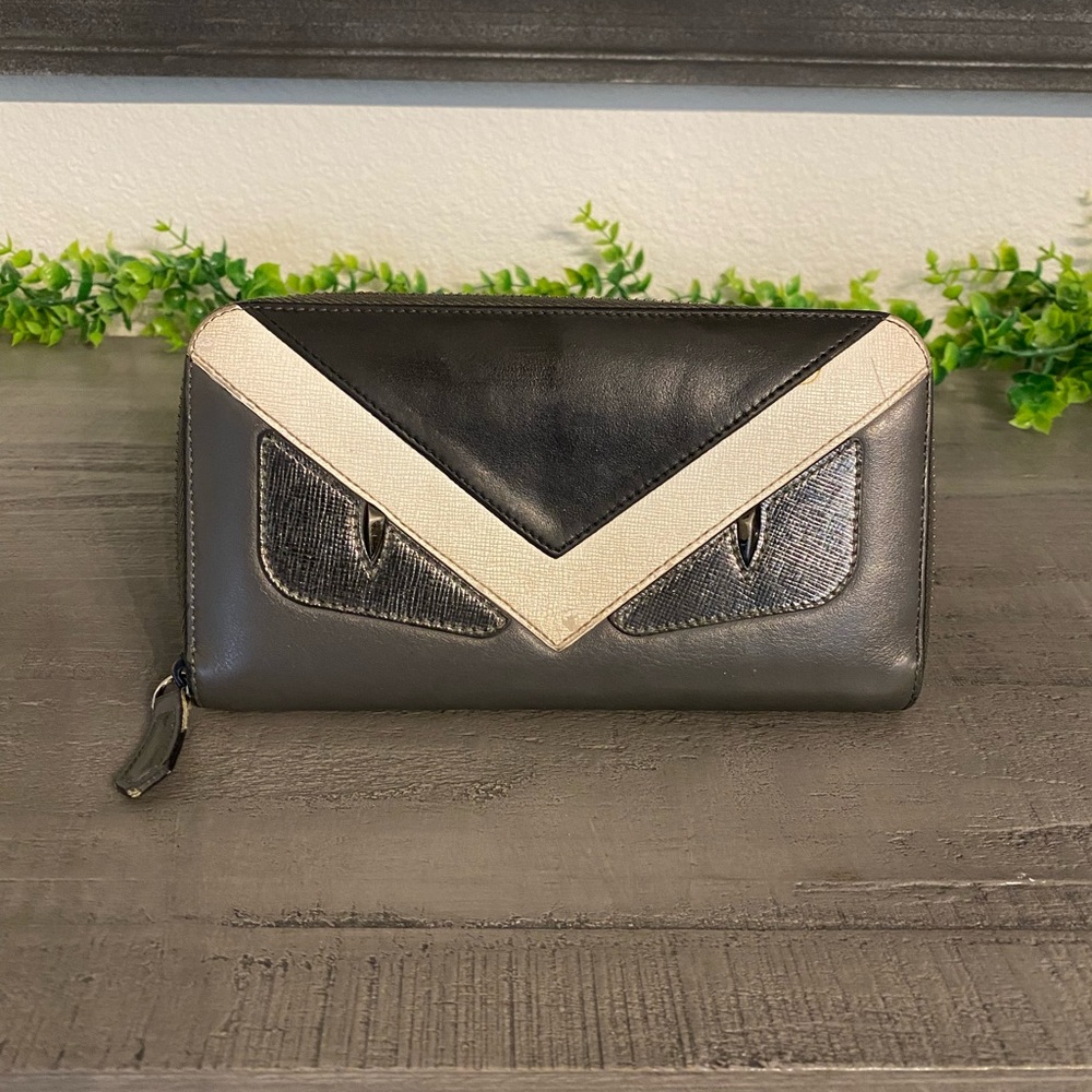 Fendi Monsters Motif Wallet